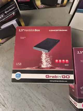 Carcasas para disco duro 3.5 y 2.5