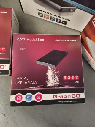 Carcasas para disco duro 3.5 y 2.5