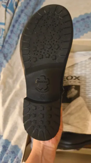 Stivali alti in pelle Geox