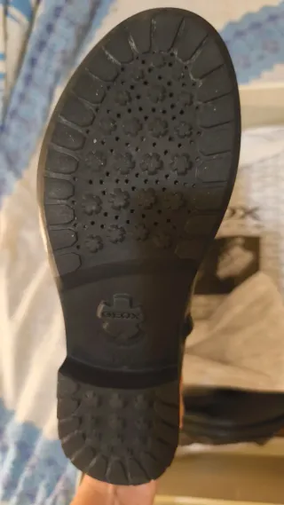 Stivali alti in pelle Geox