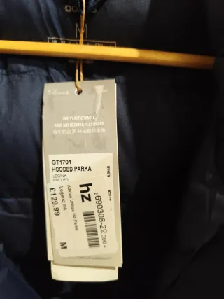 Parka Adidas Talla M Azul Marino