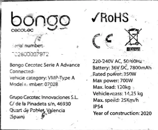Patinete Cecotec Bongo Serie a Advance