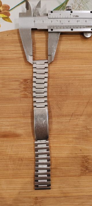 Cinturino acciaio 18mm fibbia