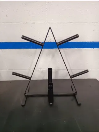 Soporte discos pesas Domyos dectahlon