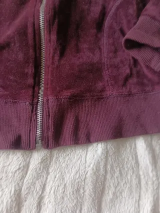 Sudadera Zara Terciopelo Capucha Talla M.