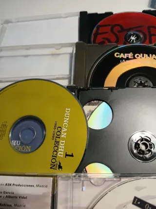 Lote 6 CDs: Estopa , Duncan Dhu, Café Quijano