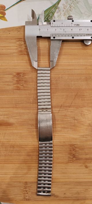 Cinturino acciaio 16mm fibbia a scatoletta