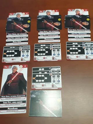 Cartas Shatterpoint 7 equipas