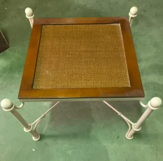 Mesa de centro madera y metal