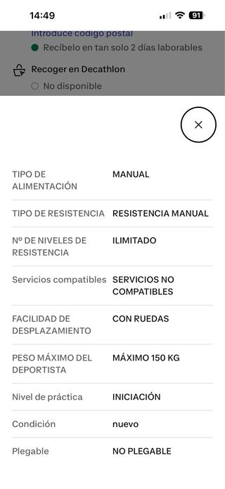 Bicicletta Spinning Fitness Tech Saman