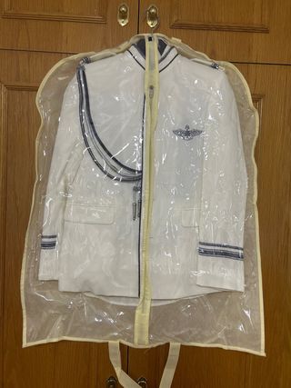 Traje de Comunión Blanco y marino con Detalles T/8