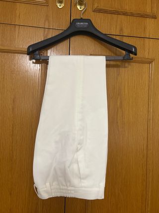 Traje de Comunión Blanco y marino con Detalles T/8