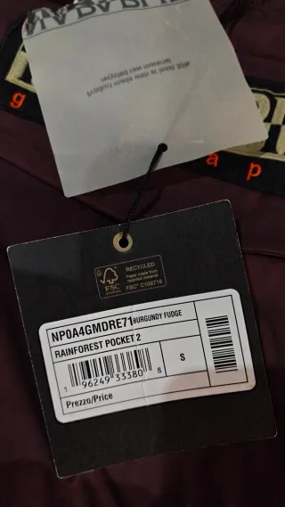 Chaqueta Napapijri M granate capucha