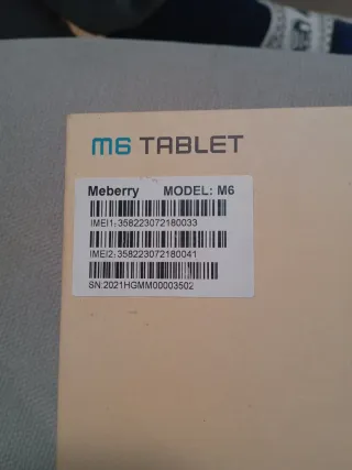 Tablet Meberry M6 Negra
