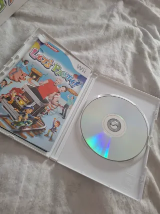 Juego Wii Let's Party! Konami y alfombra