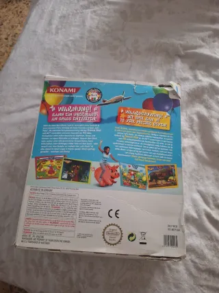 Juego Wii Let's Party! Konami y alfombra