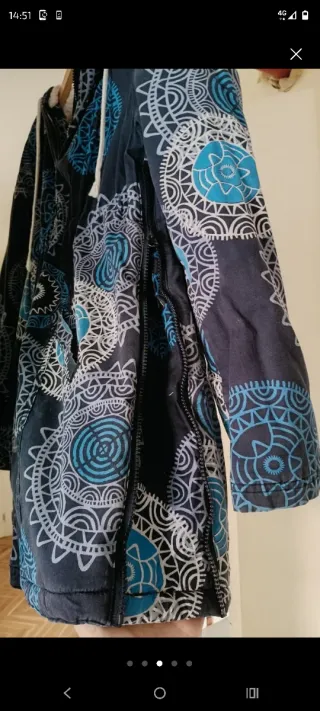 Abrigo premamá borreguito.