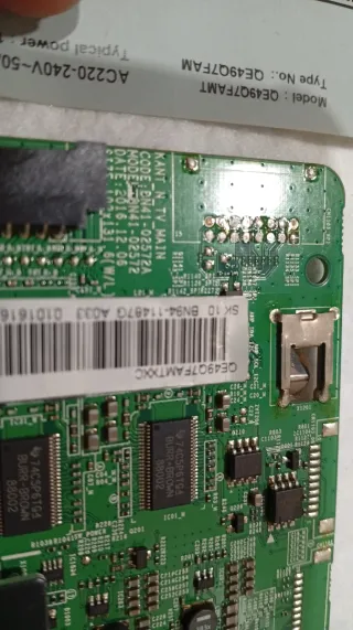 Placa Base y Fuente Alimentación Samsung QE49Q7FAM