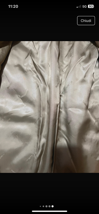Cappotto Max Mara Marrone Come Nuovo