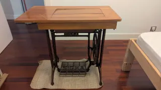 Máquina de coser Sigma verde crema