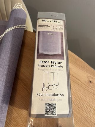 Estor cortina enrollable violeta/lila