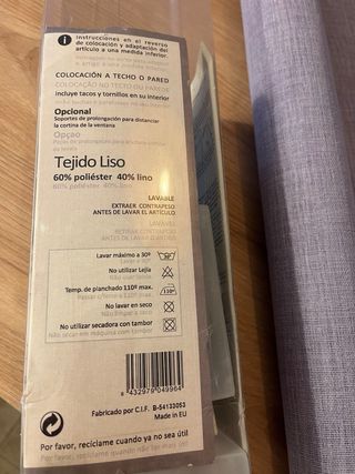 Estor cortina enrollable violeta/lila