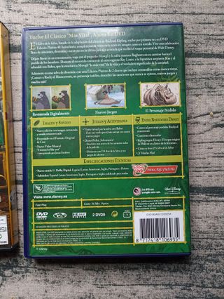 2 DVDs: Kung Fu Panda 2 y El Libro de la Selva