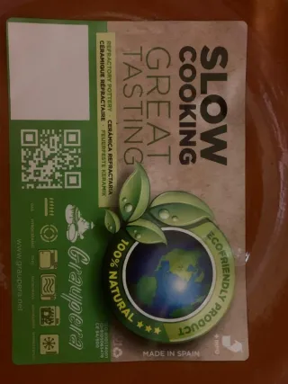 Olla de barro para cocina lenta a estrenar