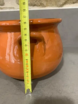 Olla de barro para cocina lenta a estrenar