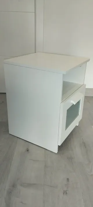 Mesita Noche IKEA BRIMNES Blanca