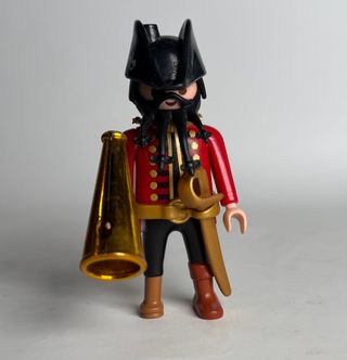 Playmobil Capitán Pirata con Espada y Megáfono
