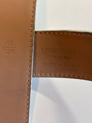 Cinturón LV Damier Azur