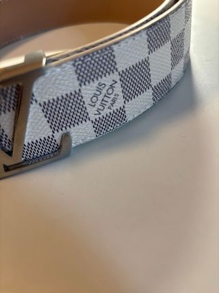 Cinturón LV Damier Azur