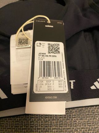 Sujetador deportivo Adidas Techfit Negro