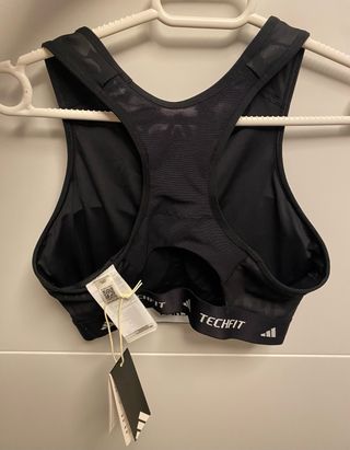 Sujetador deportivo Adidas Techfit Negro