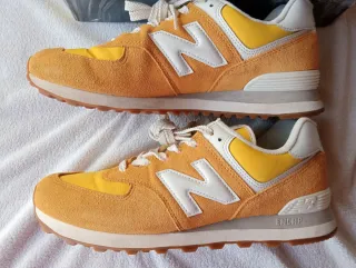 Zapatillas New Balance 574 classic Beige/Amarillo