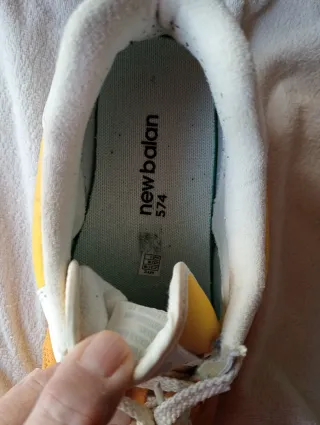 Zapatillas New Balance 574 classic Beige/Amarillo