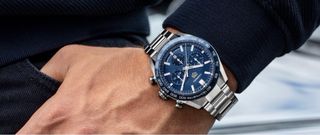 Reloj TAG Heuer Carrera 44mm Azul/Plata