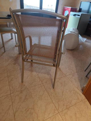 Sillas de exterior apilables