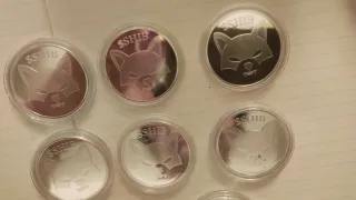 Onzas plata criptomoneda SHIB