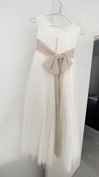 Traje de Comunión Niña Blanco