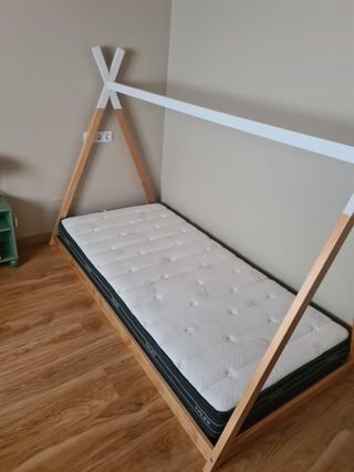 Cama Tipi Infantil + Colchón