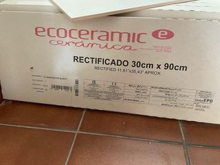 Azulejos 30x90 Blanco. Rugoso