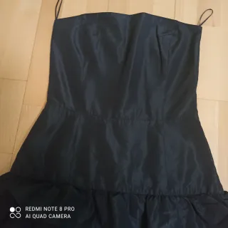 Abito da festa Zara nero con volants