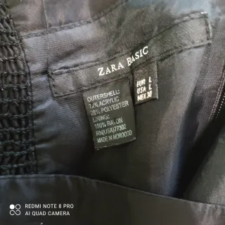 Abito da festa Zara nero con volants