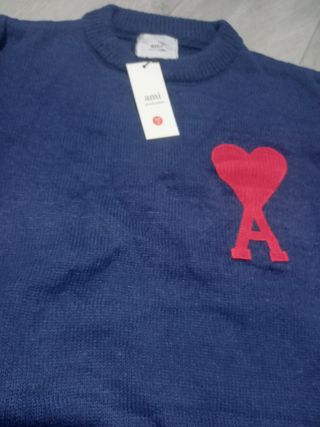 Jersei Ami Paris azul marino