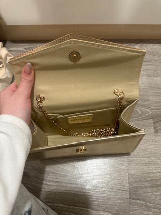 Bolso de fiesta dorado