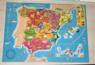 Puzzle Mapa Provincias de España 150 Piezas