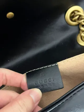 Bolso Gucci Negro y Dorado