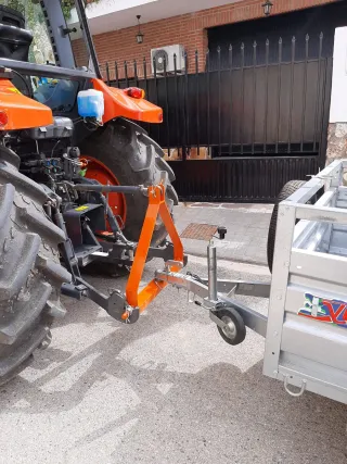 Tripuntal enganche bola remolque tractor